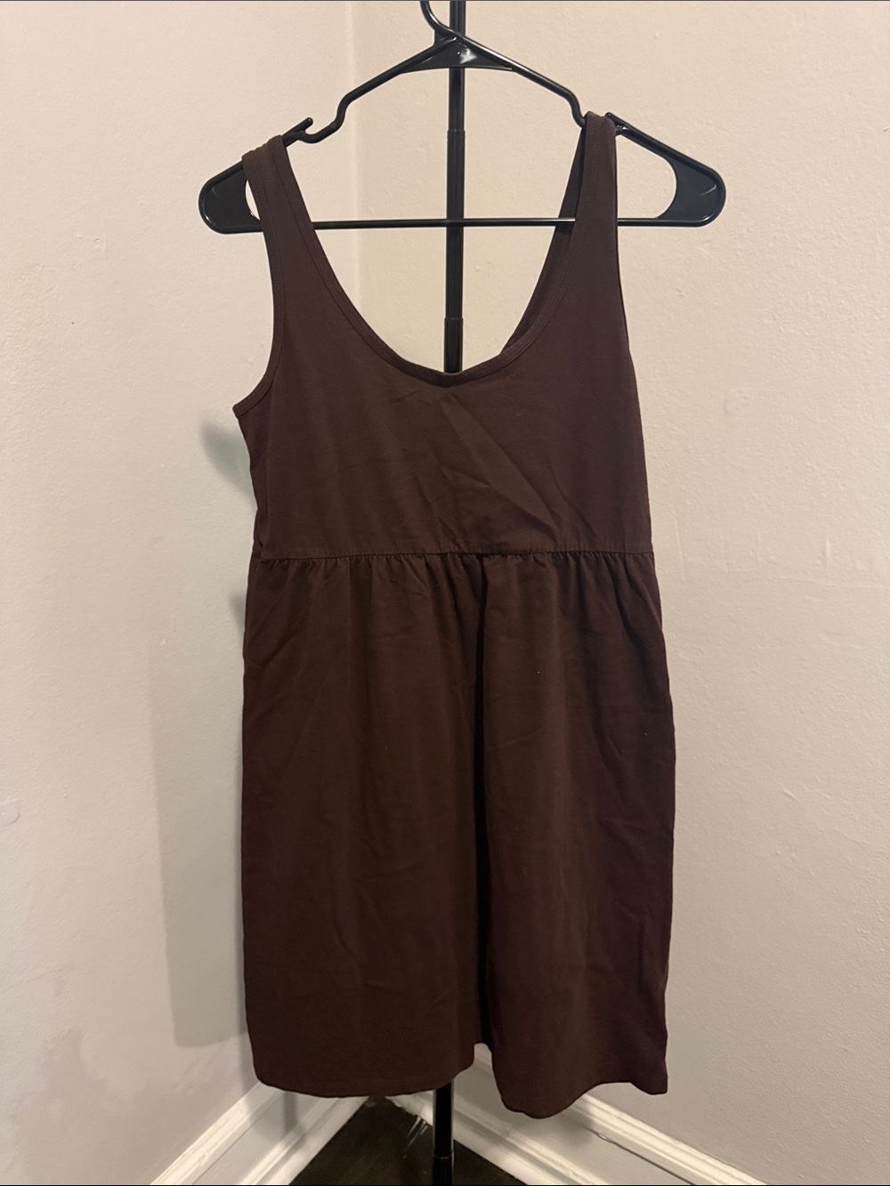 Faded Glory Brown Sleeveless Mini Dress